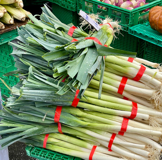 Poireaux en botte 