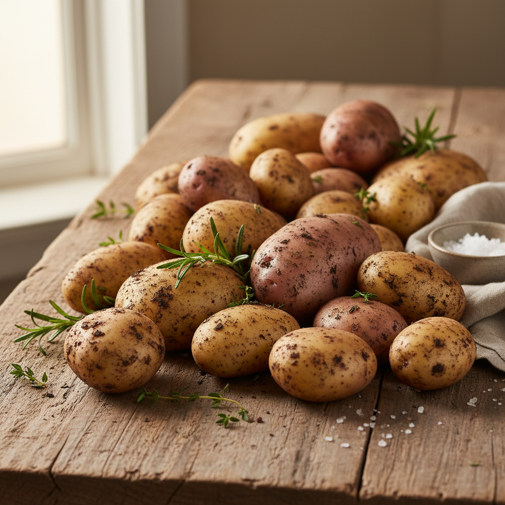 Sac de 5 kg de pommes de terre fraîches et locales, cultivées par votre maraîcher Louis dans la région lilloise. Le format idéal pour cuisiner maison toute la semaine. Les paniers Lillois