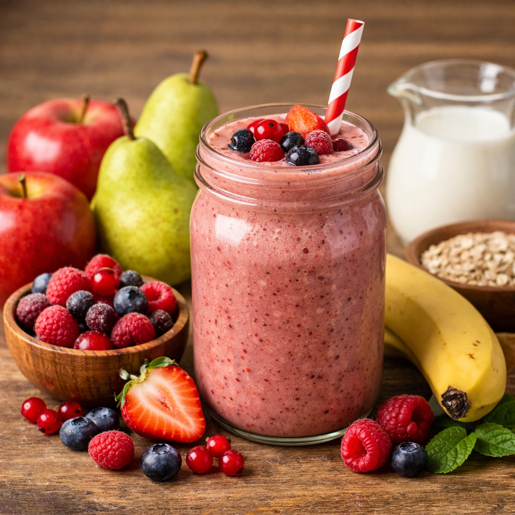 Panier Smoothie vitaminé aux fruits de saison Les paniers Lillois